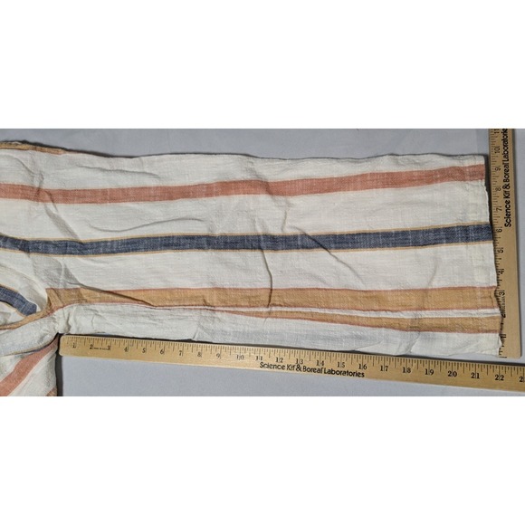 O'Neill Colada Stripe Cropped Wide Leg Pants - Women 24 (US 0) EUC - Picture 8 of 16